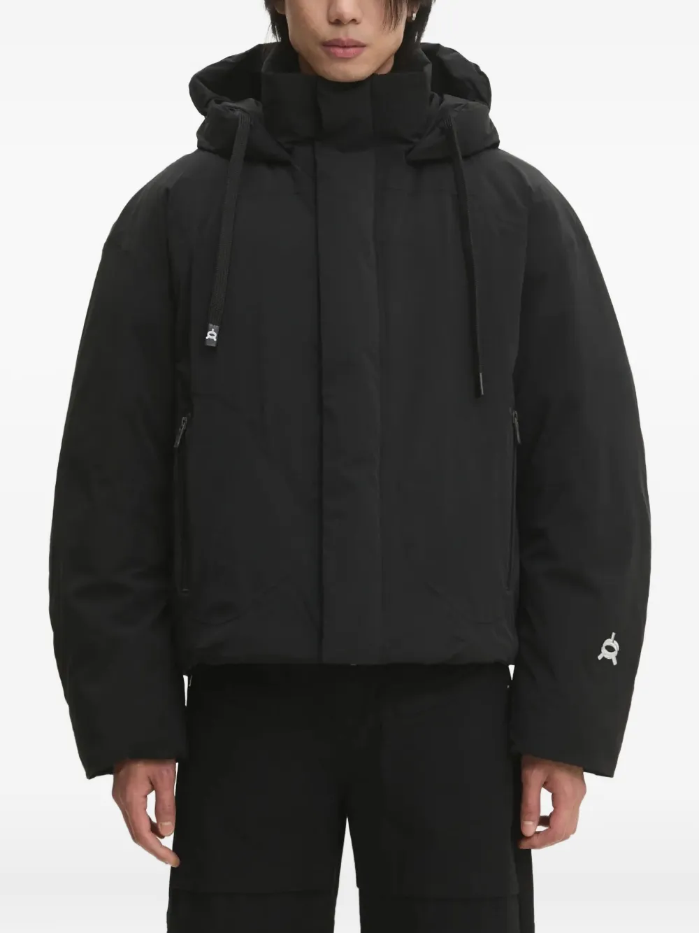 A.A. Spectrum hooded puffer padded jacket | Black | Image 1