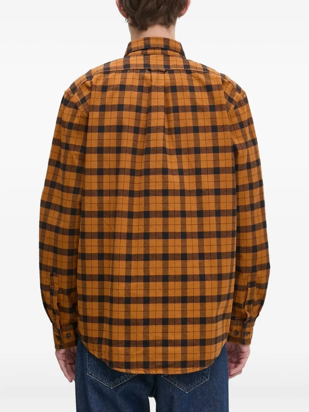 Filson Checked Pocketed Shirt In Brown