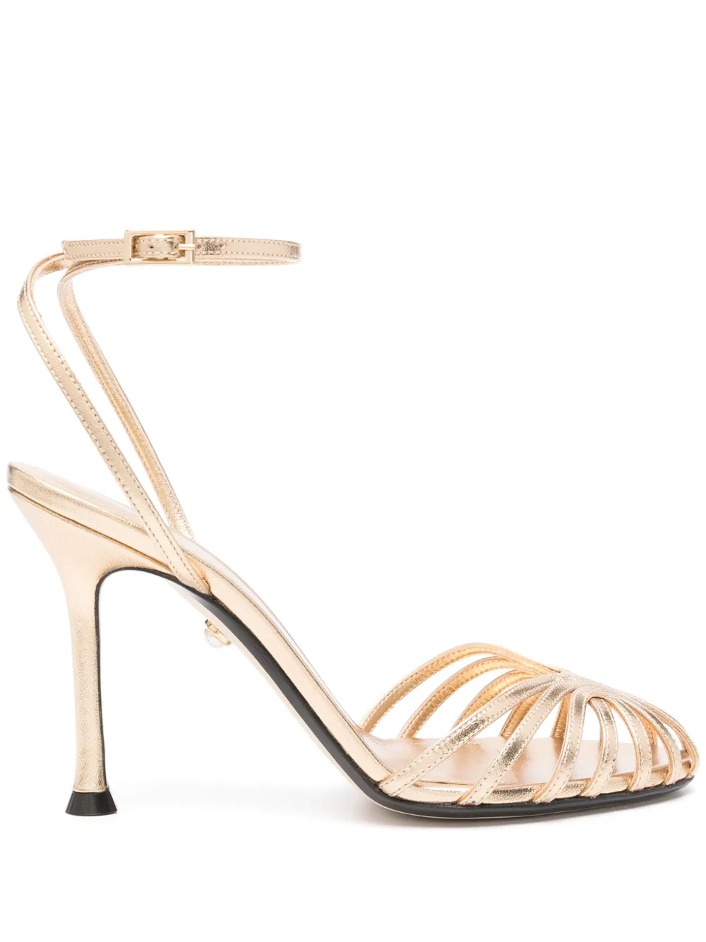 Alevì 95mm Ally sandals Gold