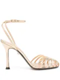 Alevì 95mm Ally sandals - Gold