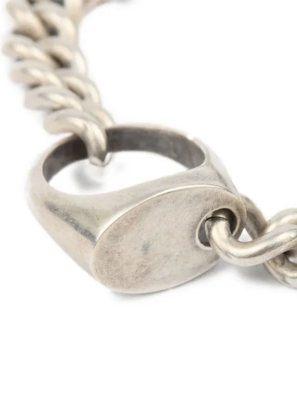 MM6 Maison Margiela リングチャーム チェーンブレスレット | シルバー