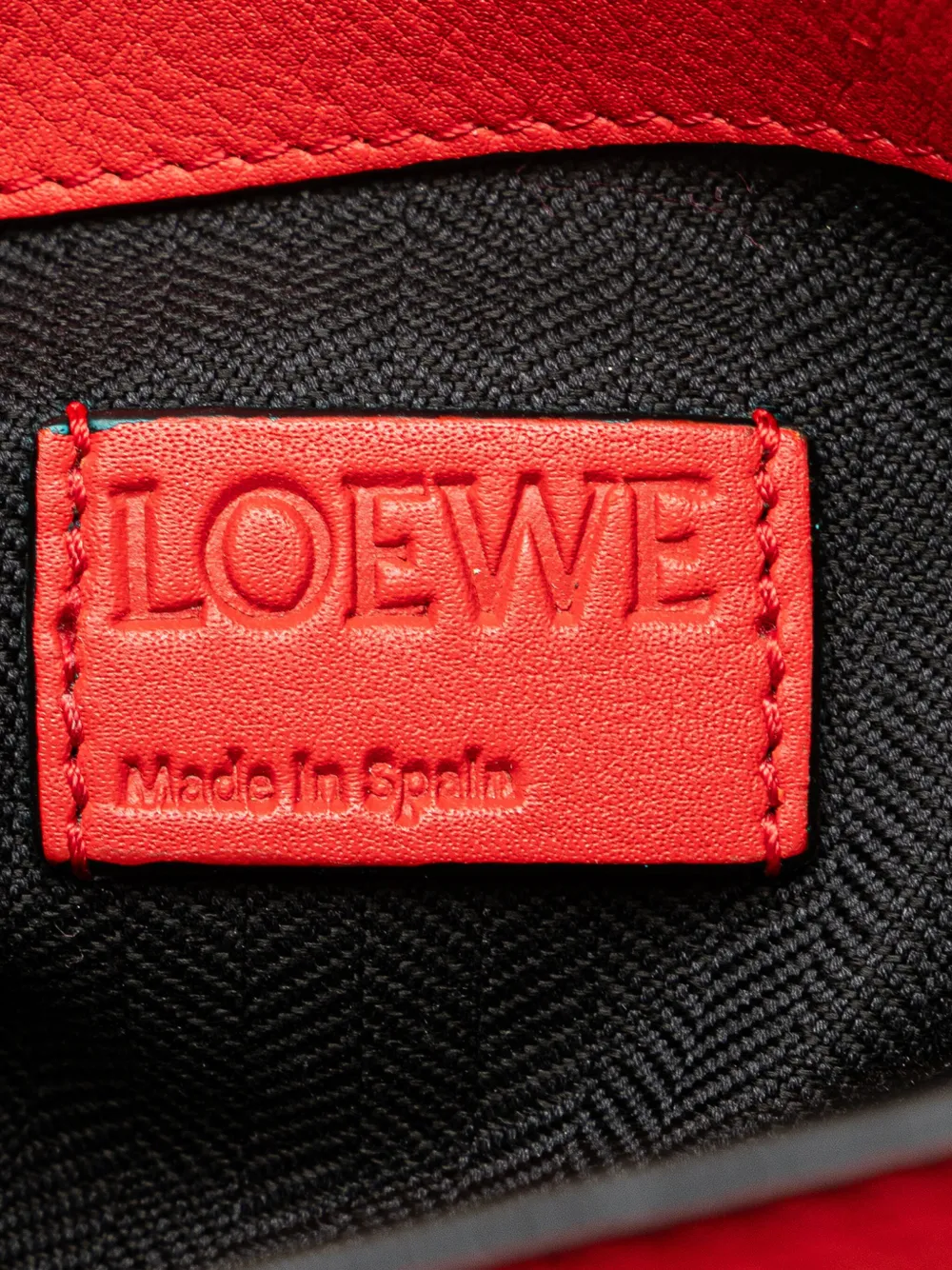 2017 Leather Flamenco Knot Whipstitch Crossbody Bag