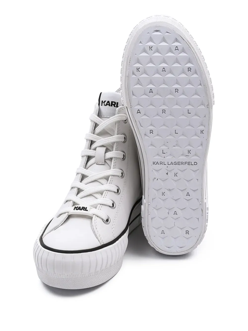 Karl Lagerfeld Ikonik Karl high-top sneakers Wit