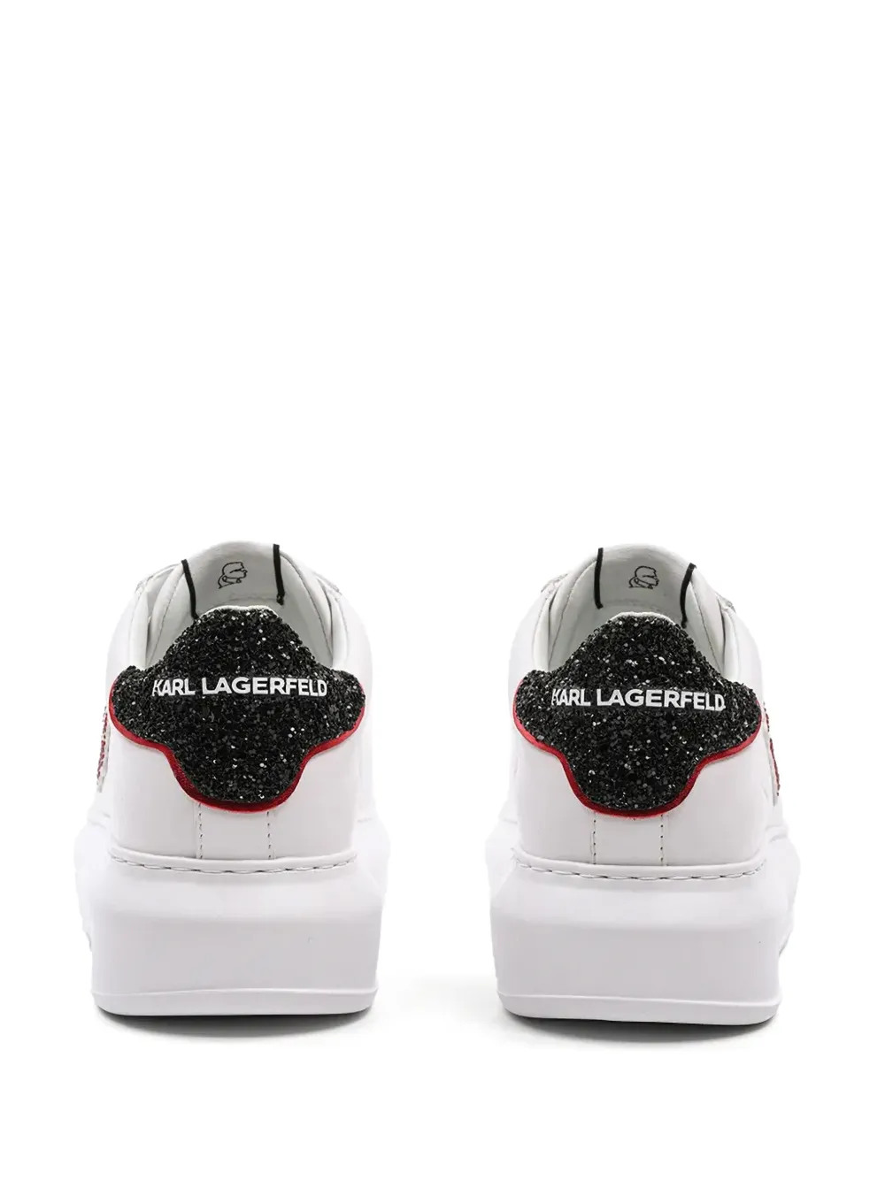 Karl Lagerfeld Sneakers met logopatch Wit