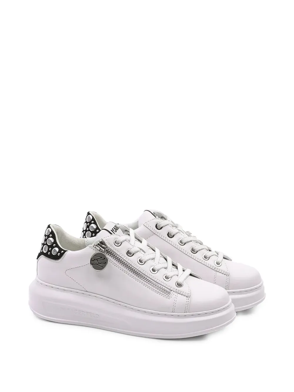 Karl Lagerfeld Zip Kapri sneakers - Wit
