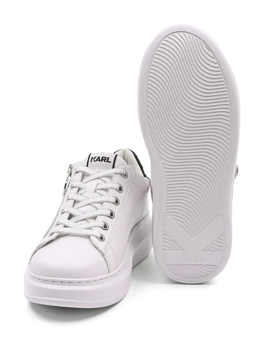 Karl Lagerfeld Zip Kapri sneakers Wit
