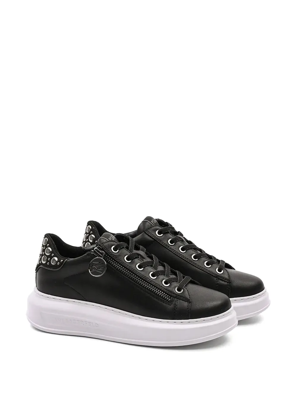 Karl Lagerfeld Zip Kapri sneakers - Zwart