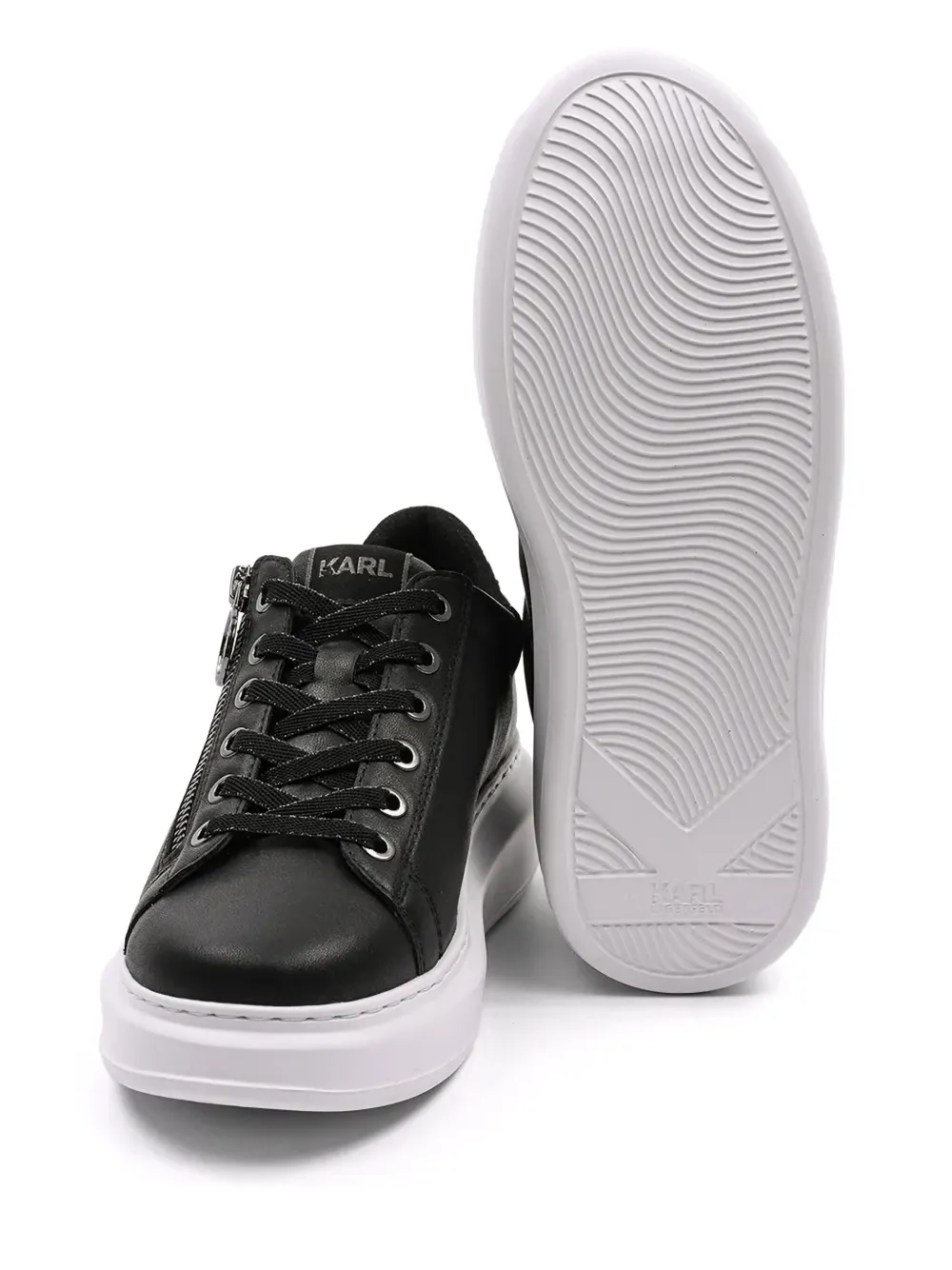 Karl Lagerfeld Zip Kapri sneakers Zwart