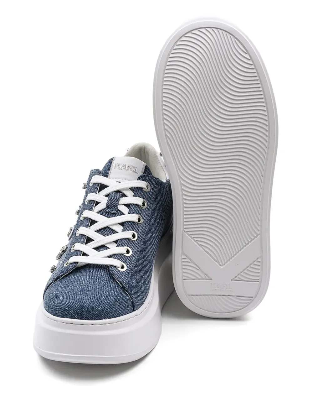Karl Lagerfeld Anakapri sneakers Blauw