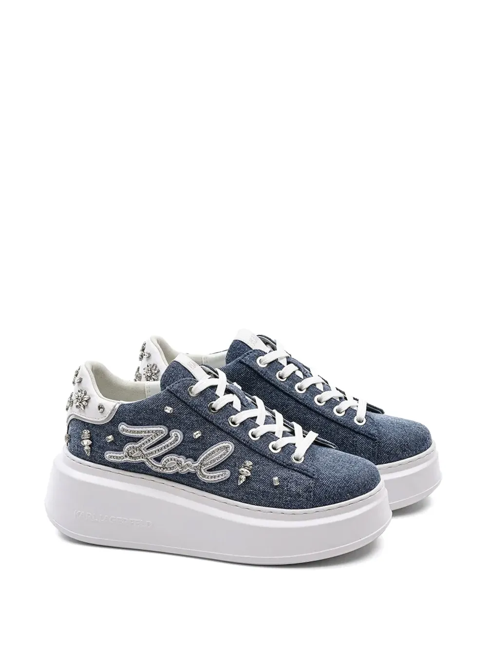Karl Lagerfeld Anakapri sneakers Blauw