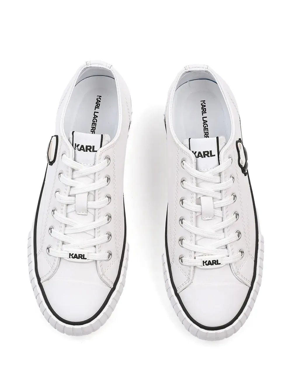 Karl Lagerfeld Ikon Kampus Max Trainers In White
