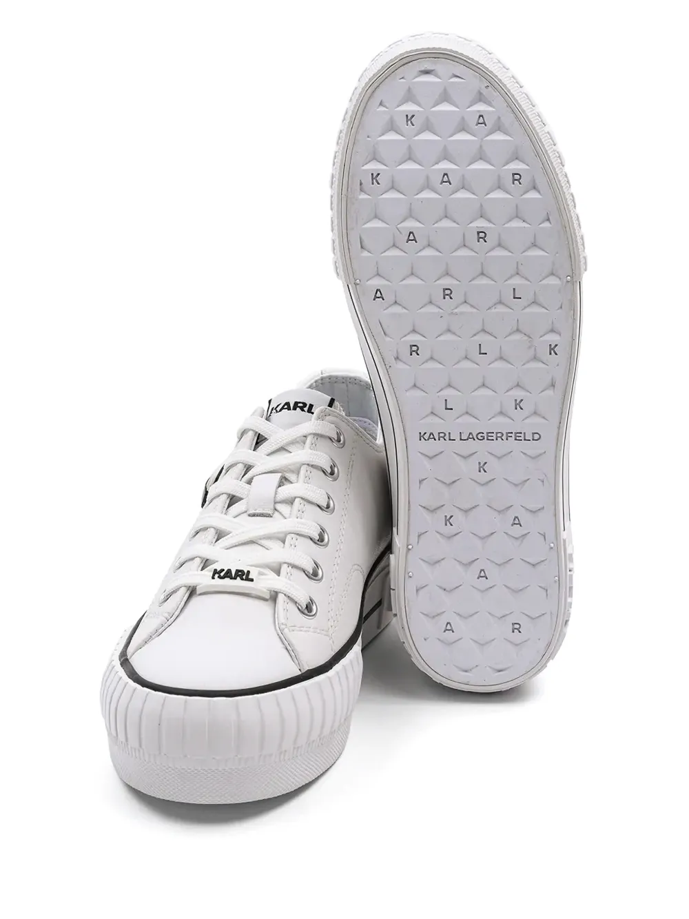 Karl Lagerfeld Ikon Kampus Max Trainers In White