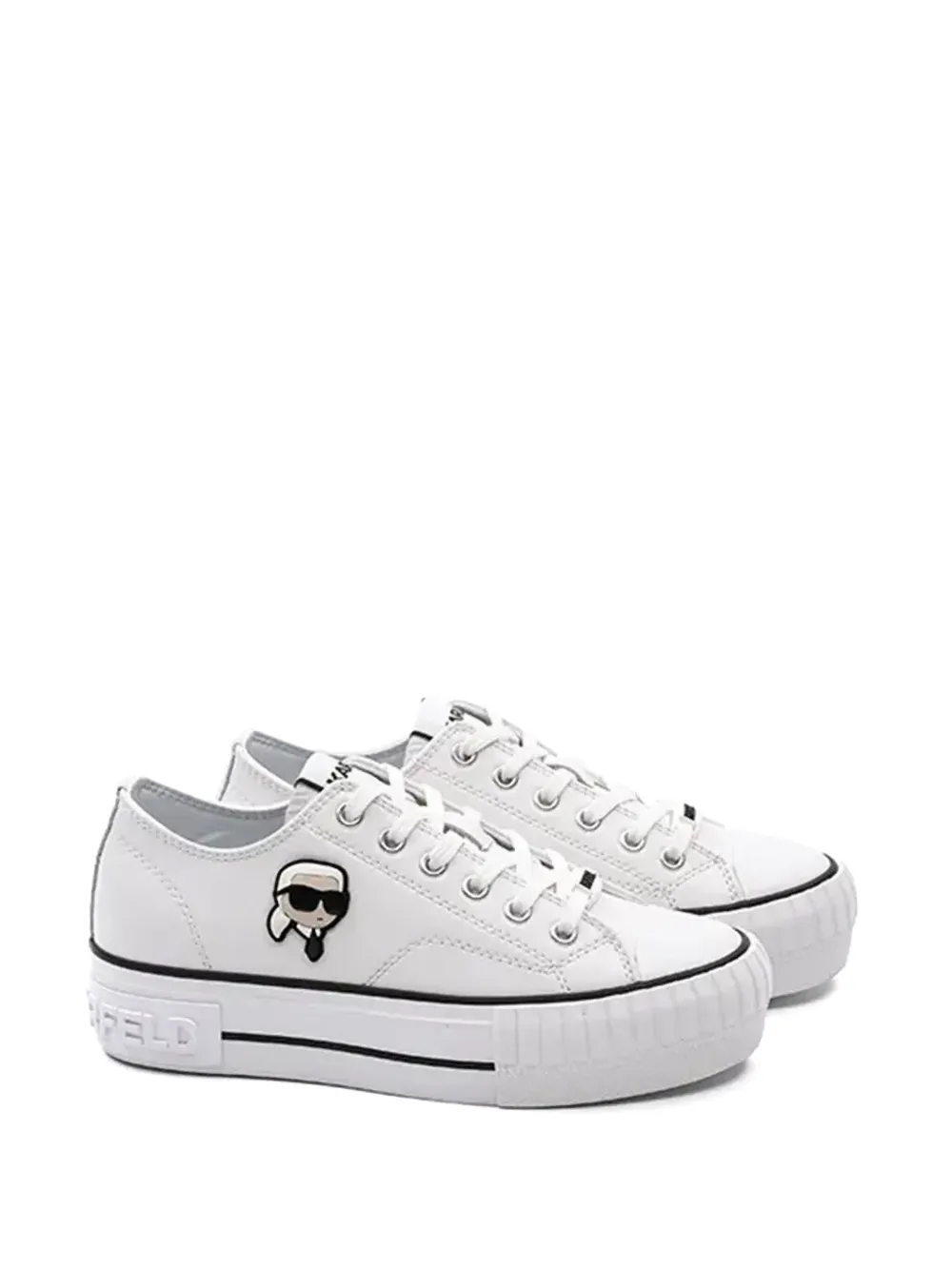 Karl Lagerfeld Ikon Kampus Max sneakers - Wit