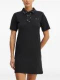 Karl Lagerfeld sequin-embellished polo dress - Black