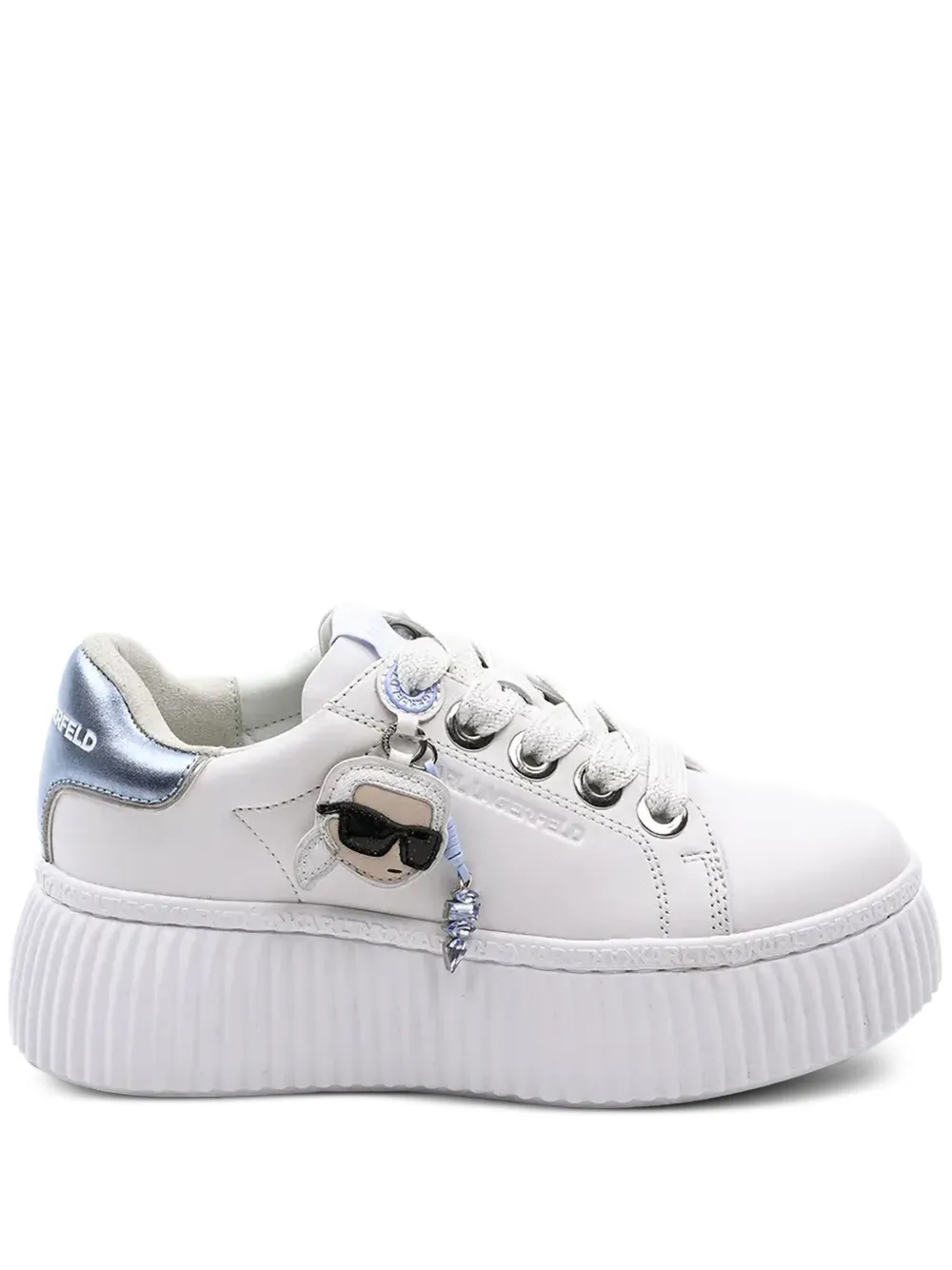 Karl Lagerfeld Sneakers Krepper Ikonic - Bianco