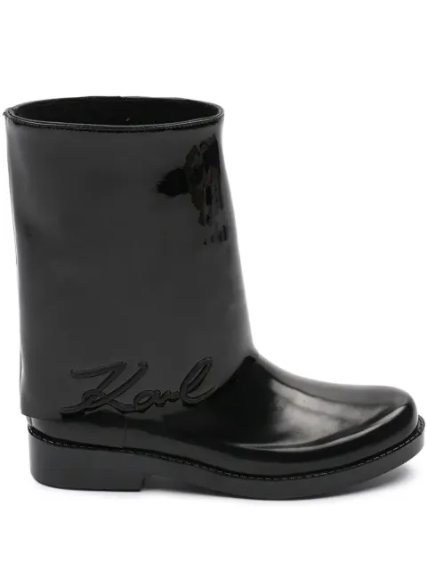 Karl Lagerfeld slip-on boots