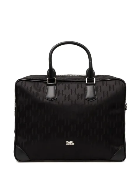 Karl Lagerfeld monogram luggage
