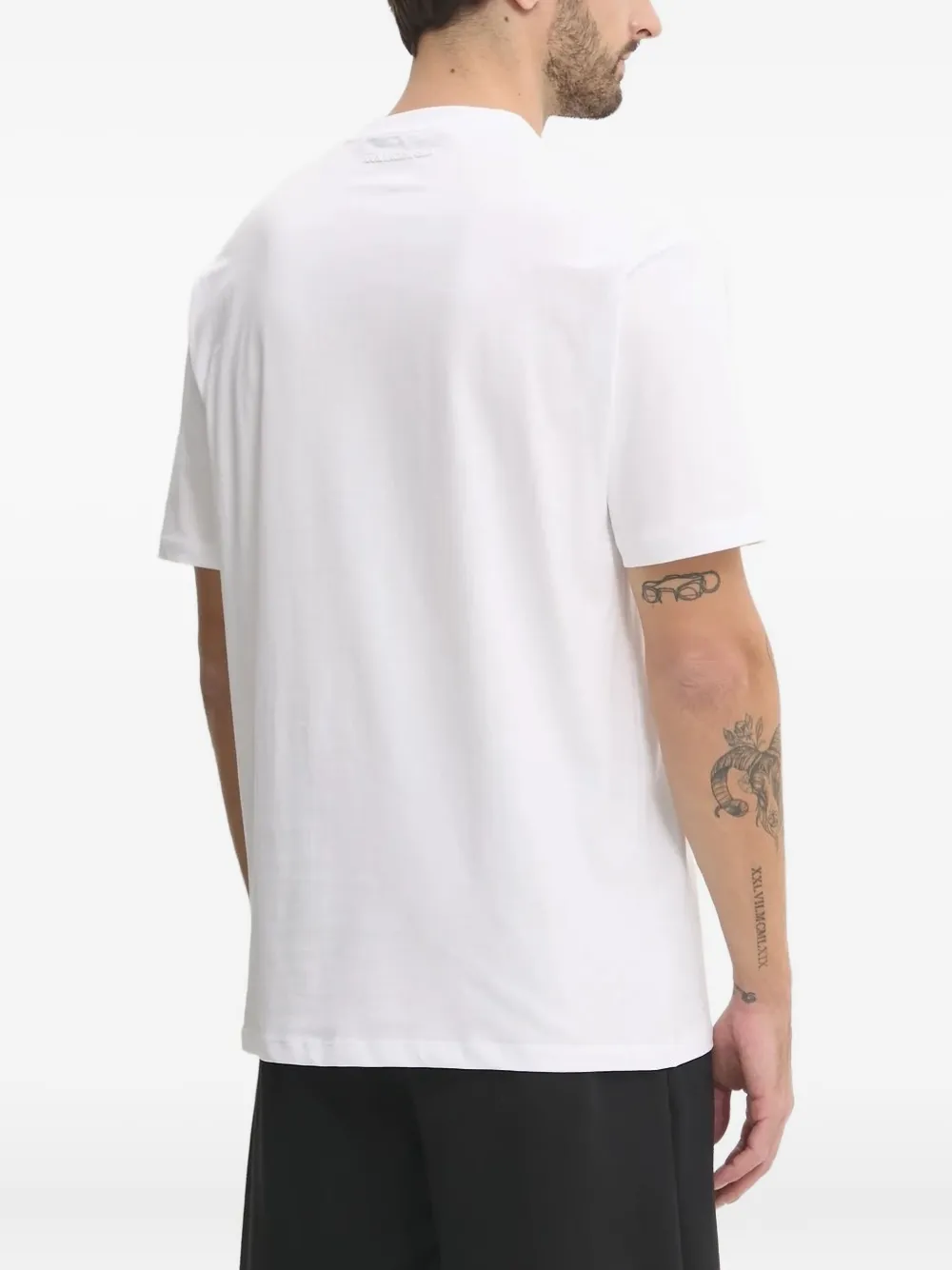 Karl Lagerfeld T-shirt met portretprint Wit
