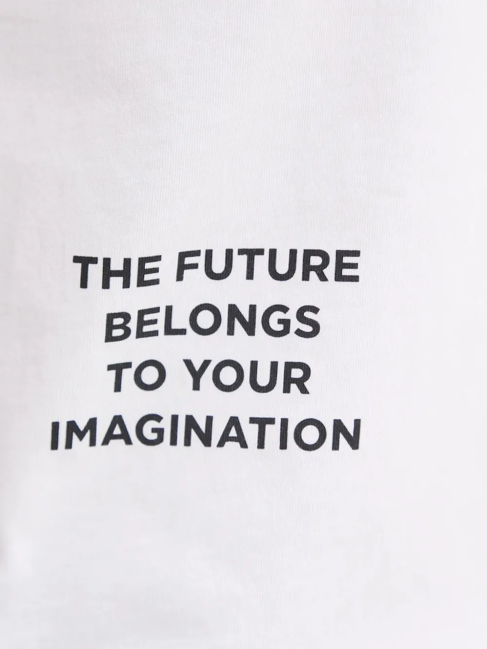 Karl Lagerfeld T-shirt met portretprint Wit