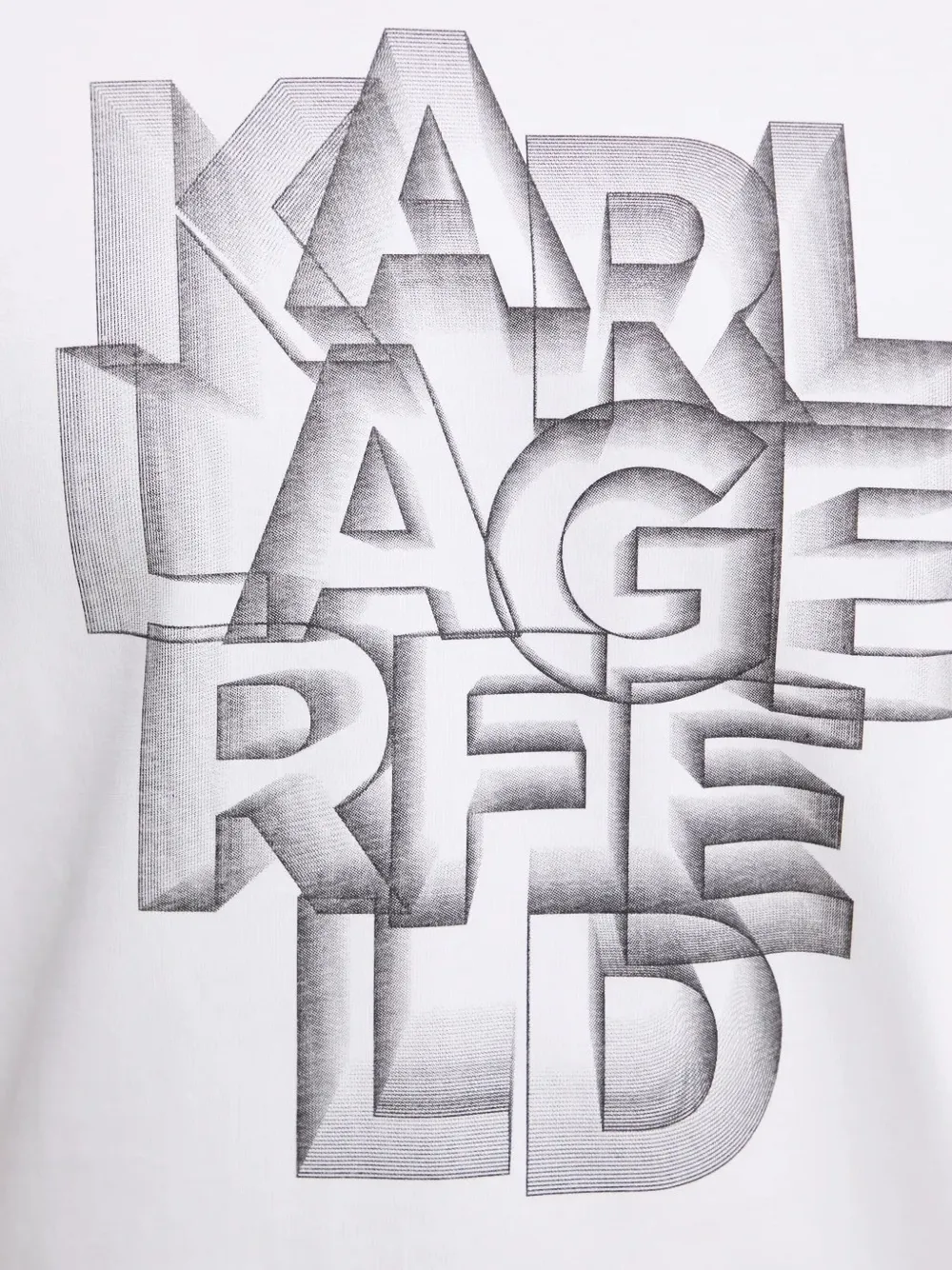 Karl Lagerfeld T-shirt met logo Wit