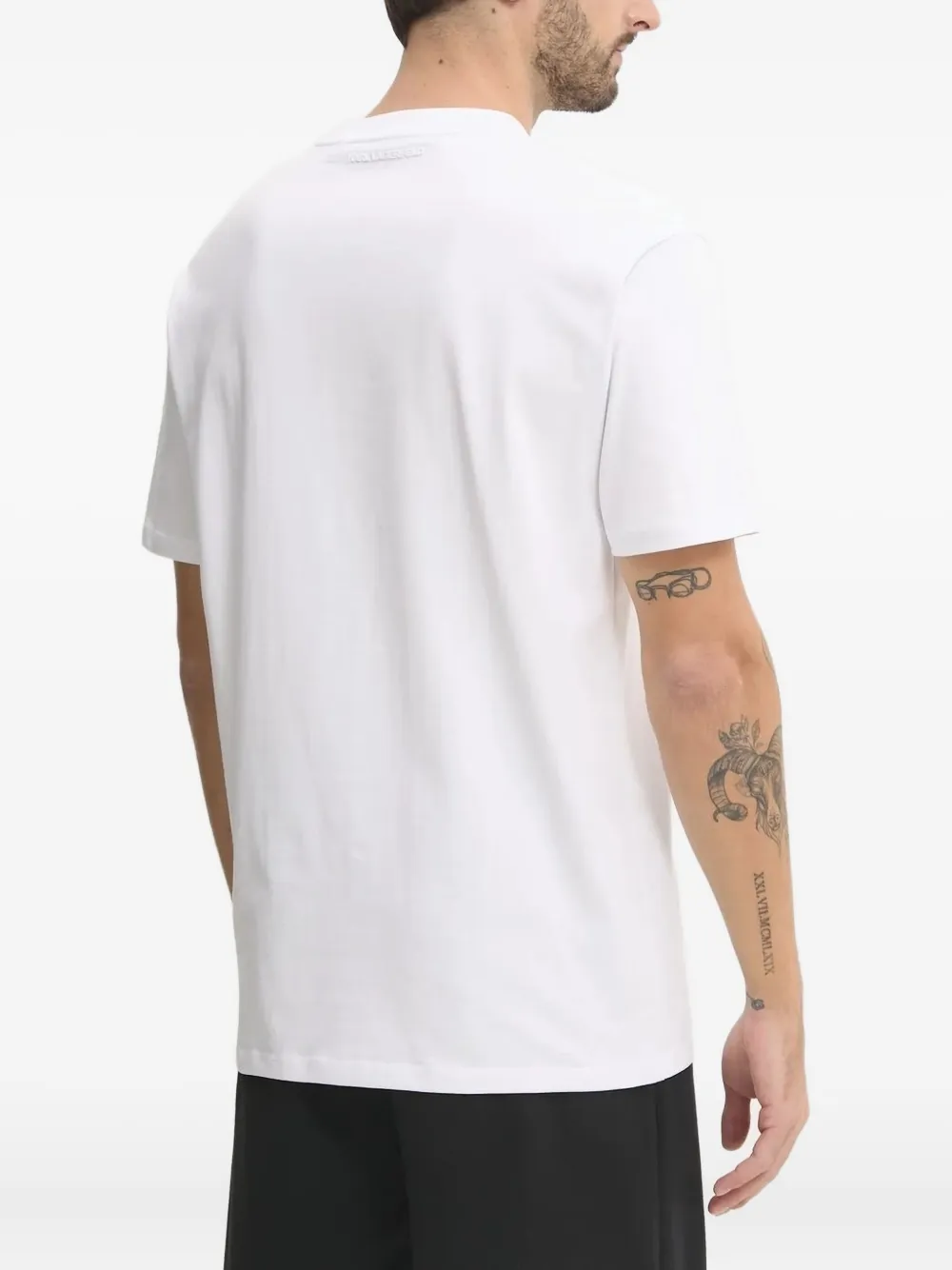 Karl Lagerfeld logo T-shirt - Wit