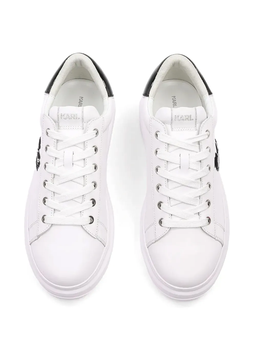 Karl Lagerfeld Leren sneakers Wit