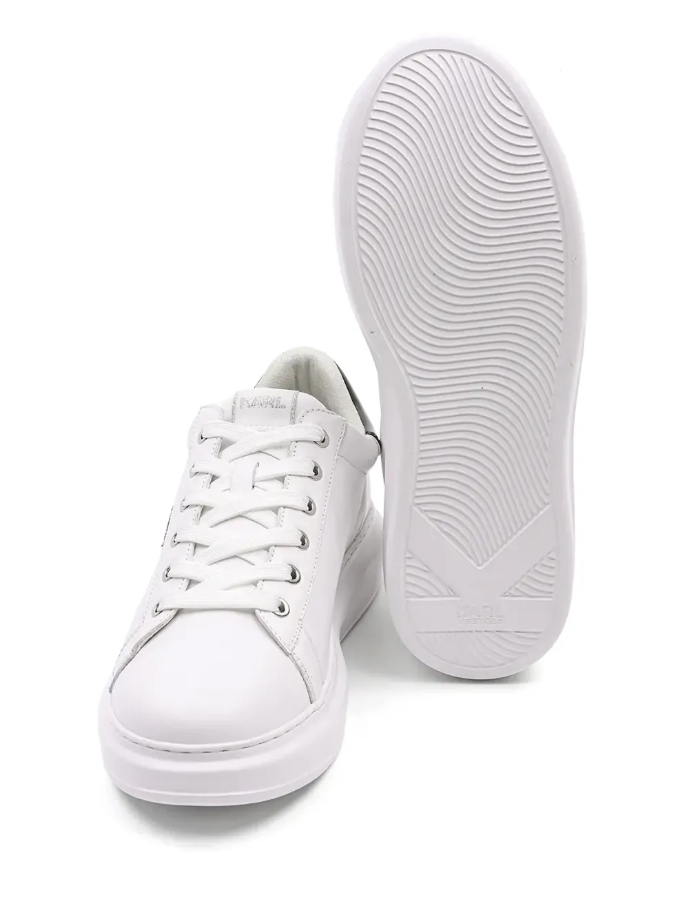 Karl Lagerfeld Leren sneakers Wit