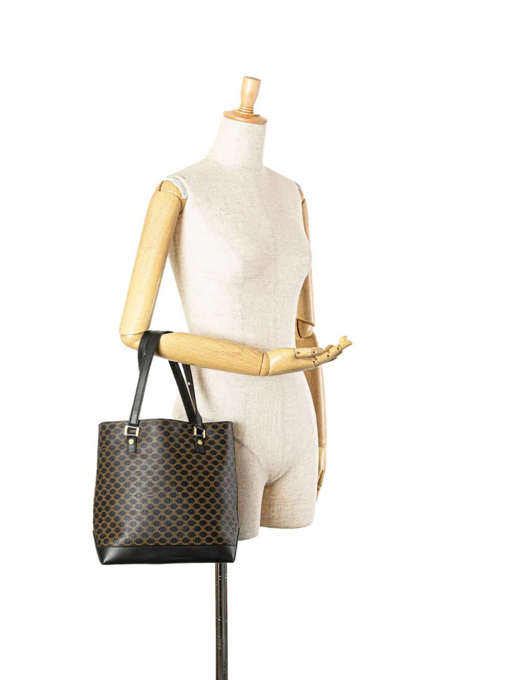 Céline Pre-Owned 2000 Macadam gecoat canvas shopper - Zwart