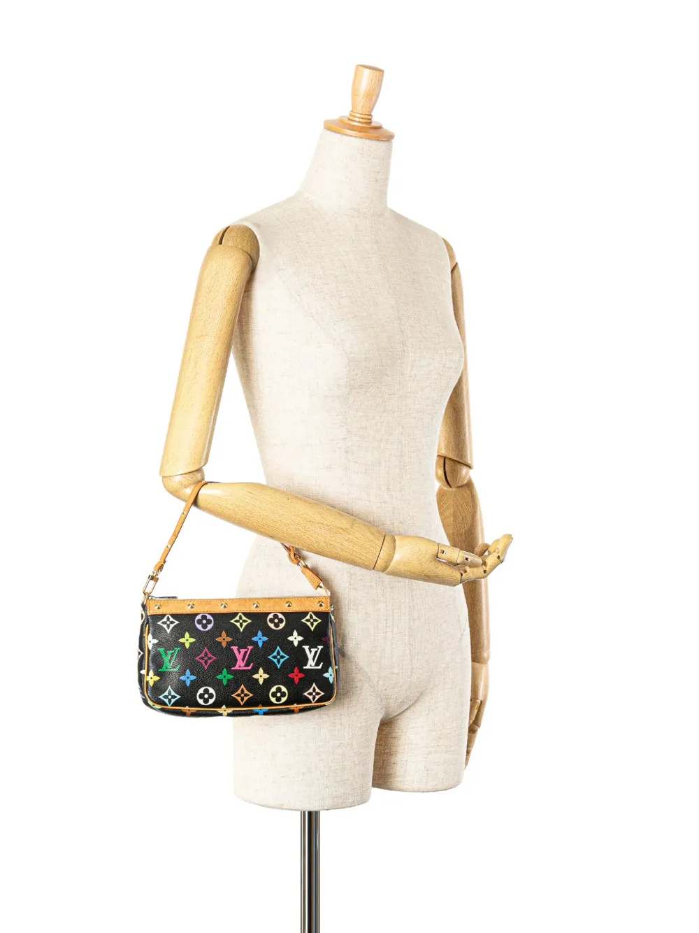 Louis Vuitton Pre-Owned 2003 Monogram Multicolore Pochette Accessoires schoudertas - Zwart