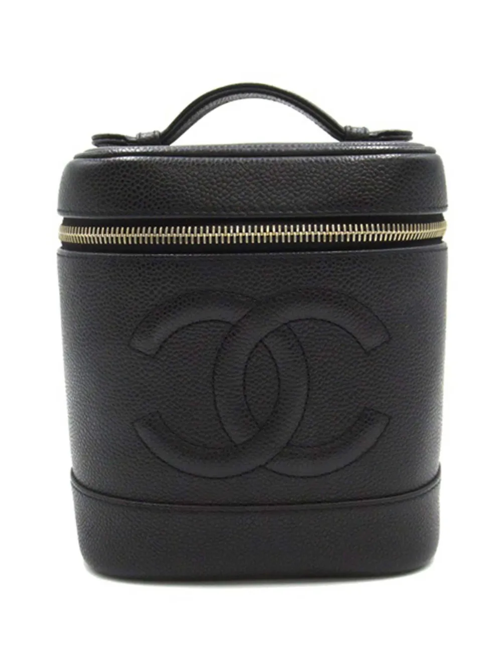 CHANEL Pre-Owned 2002-2003 CC Caviar Case vanity bag | Image 1