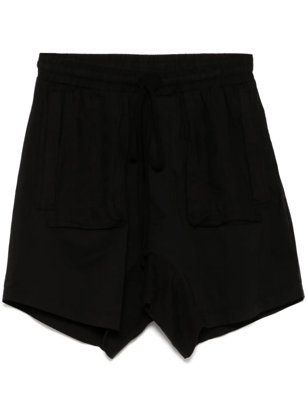 Thom Krom Shorts met verlaagd kruis Zwart