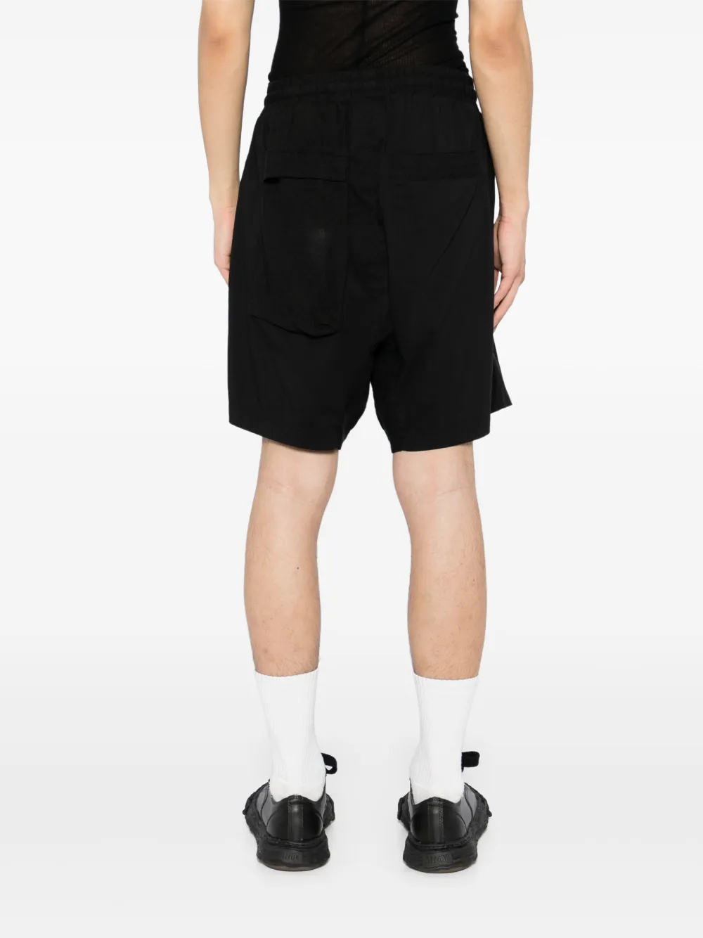 Thom Krom Shorts met verlaagd kruis Zwart