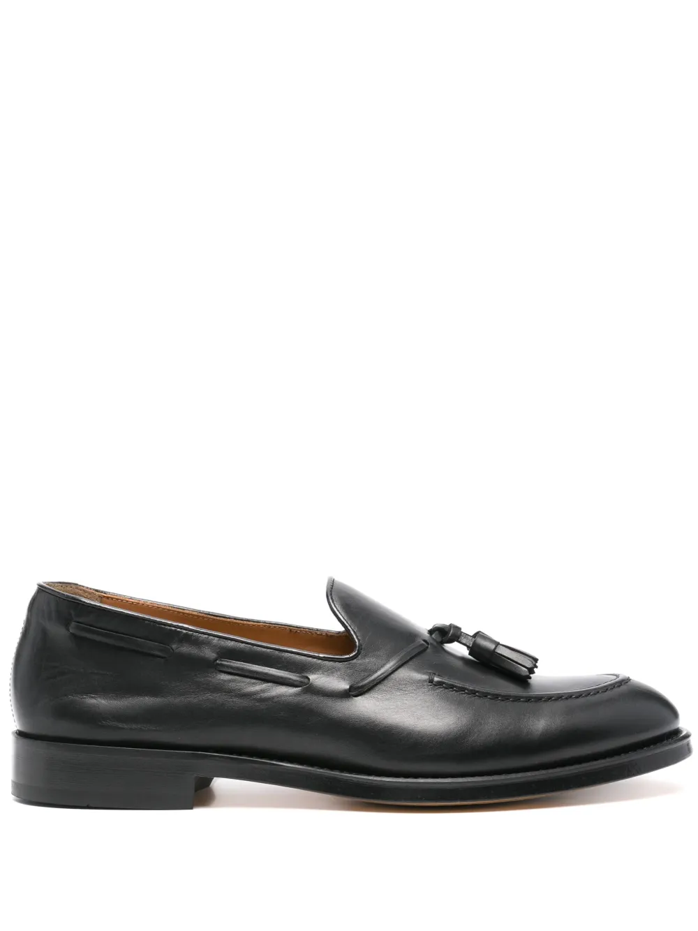 Doucal's leather loafers Black