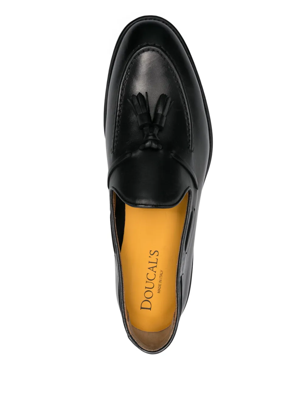 Doucal's leather loafers Black