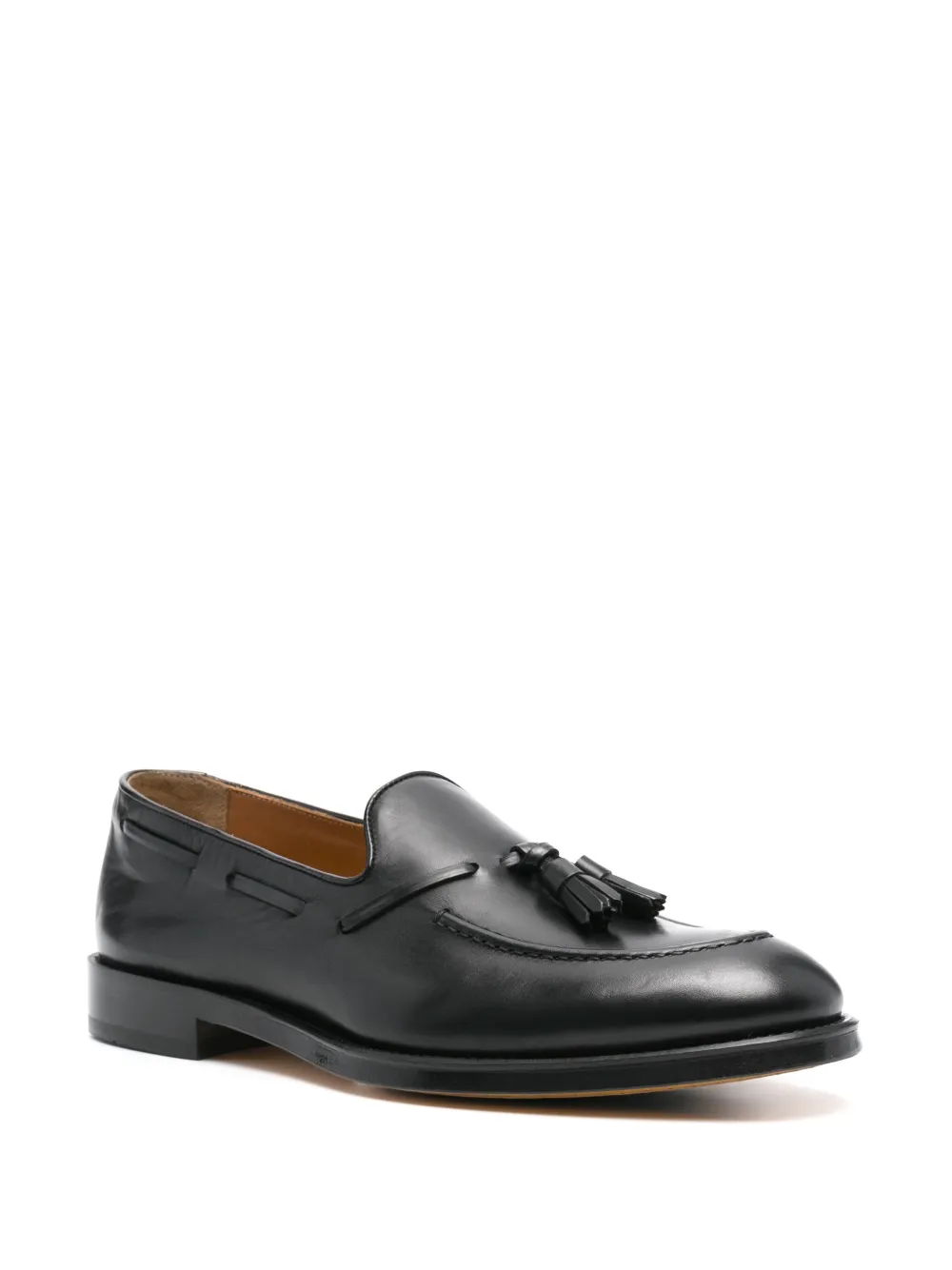 Doucal's leather loafers - Zwart