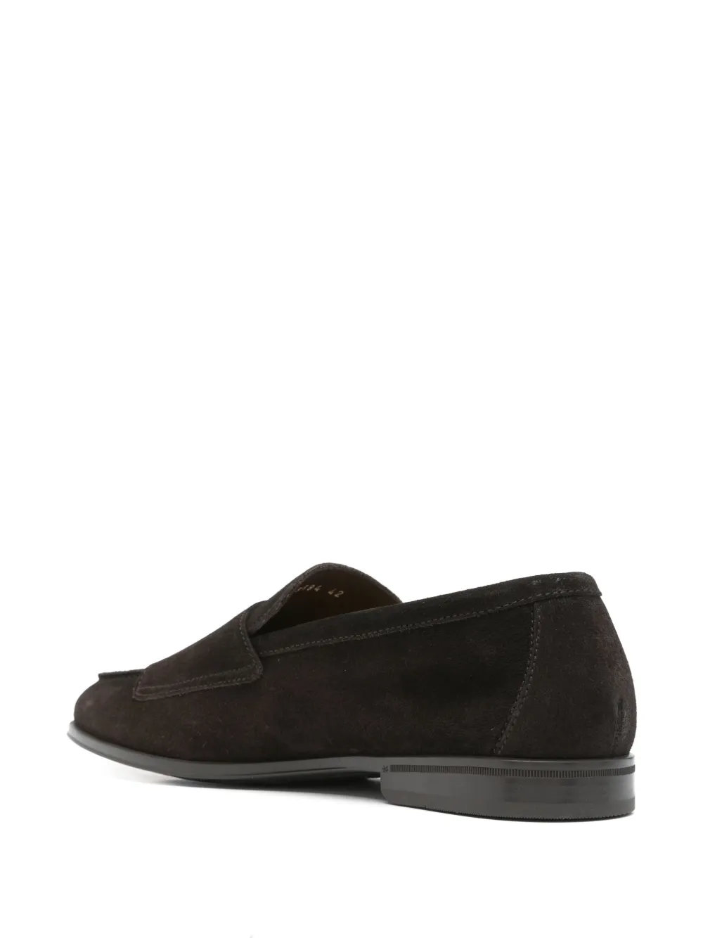 Doucal's suede monk shoes Brown