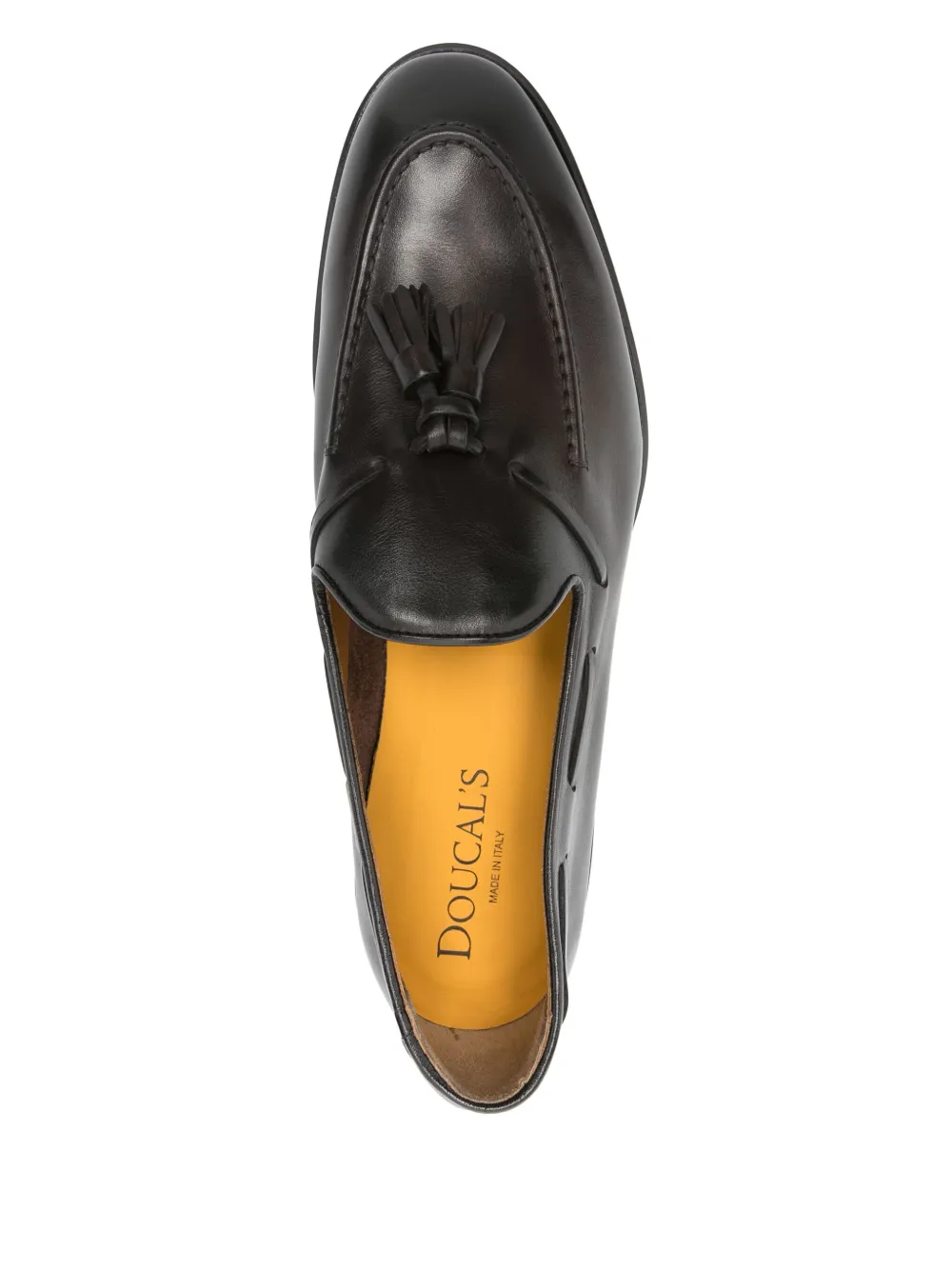 Doucal's brushed-leather loafers Brown