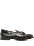 Doucal's brushed-leather loafers - Brown