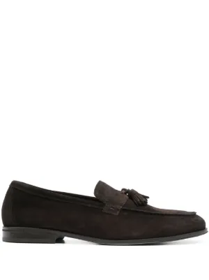 Brunello Cucinelli スエード ローファー | ブルー | FARFETCH JP
