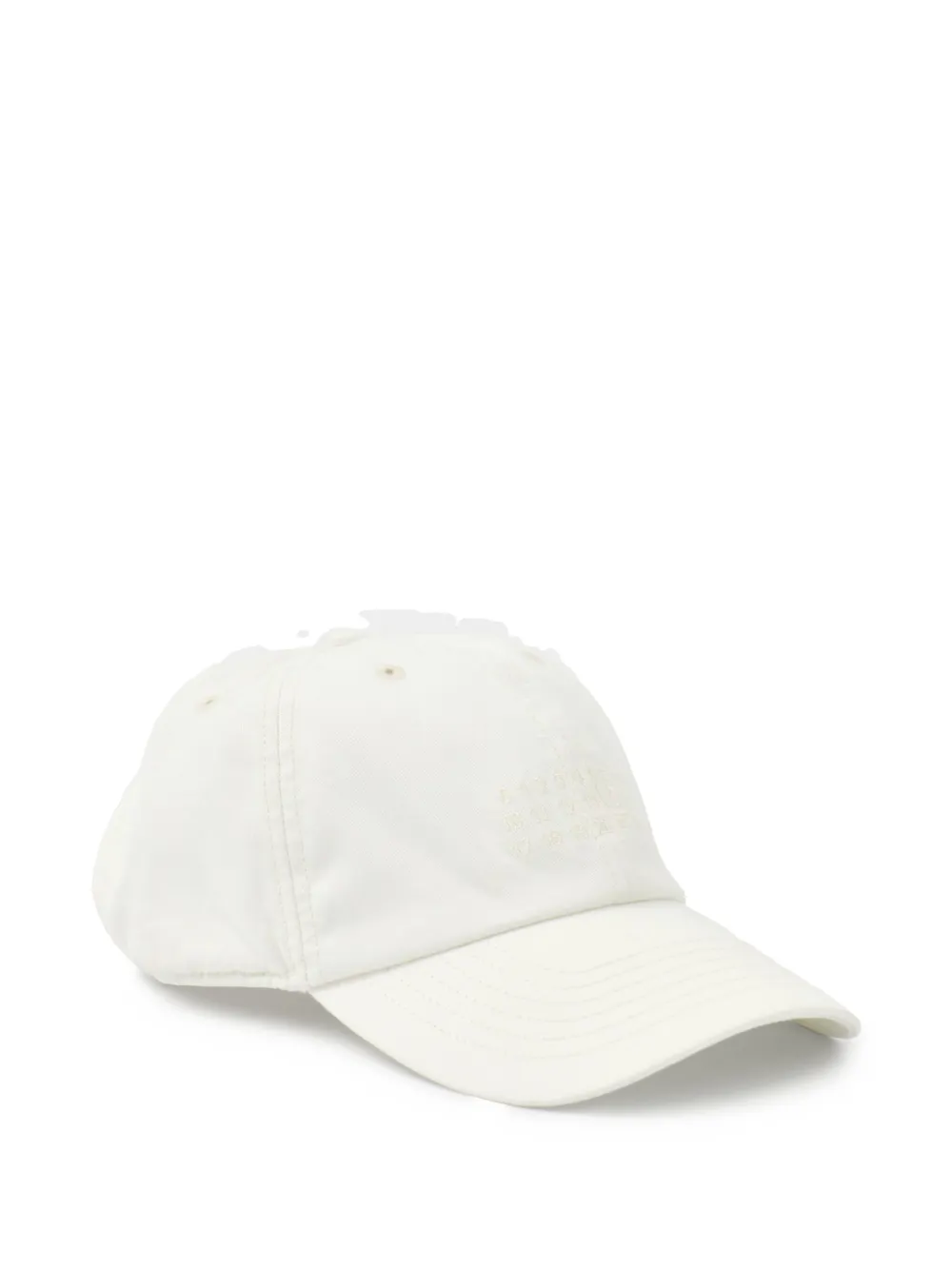 MM6 Maison Margiela Honkbalpet met logo Wit