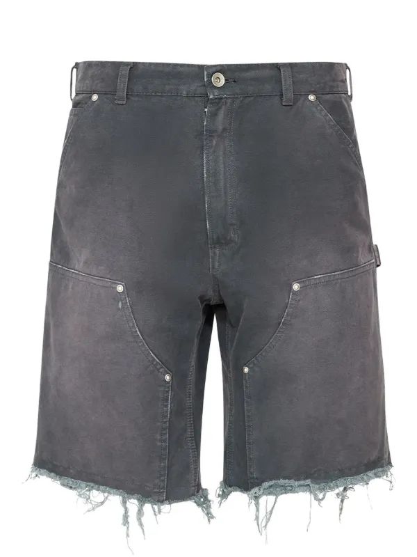 【MAISON MARGIELA】DENIM SHORTS Maison Margiela Denim shorts adorned with rhinestones and