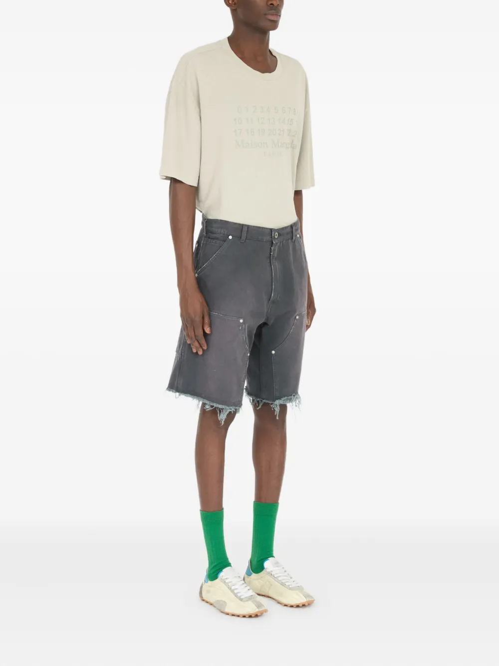 Maison Margiela Denim shorts Grijs