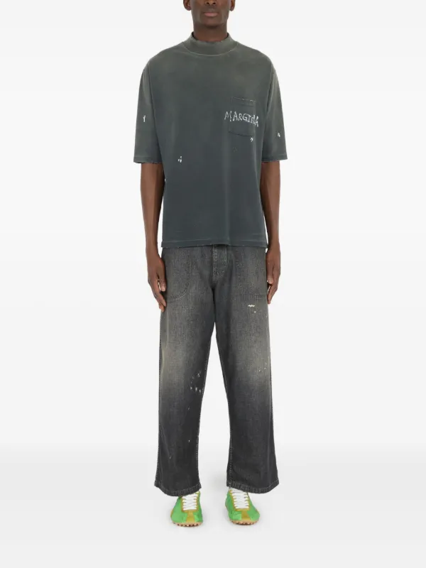 Tシャツ・カットソー MAISON MARGIELA Men T-shirt Grey S50GC0706M20086 801M Cotton jersey T-shirt in grey - Maison Margiela | Mytheresa