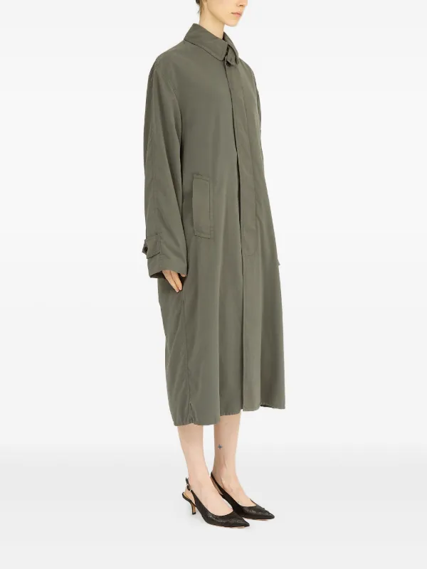 Maison Margiela Peached Trench Coat | Green | FARFETCH