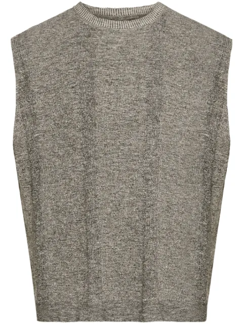 Maison Margiela chiné-knit tank top 