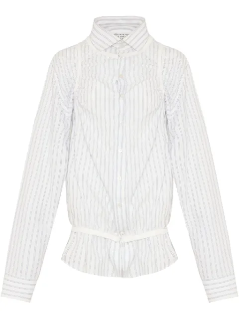 Maison Margiela قميص مخطط