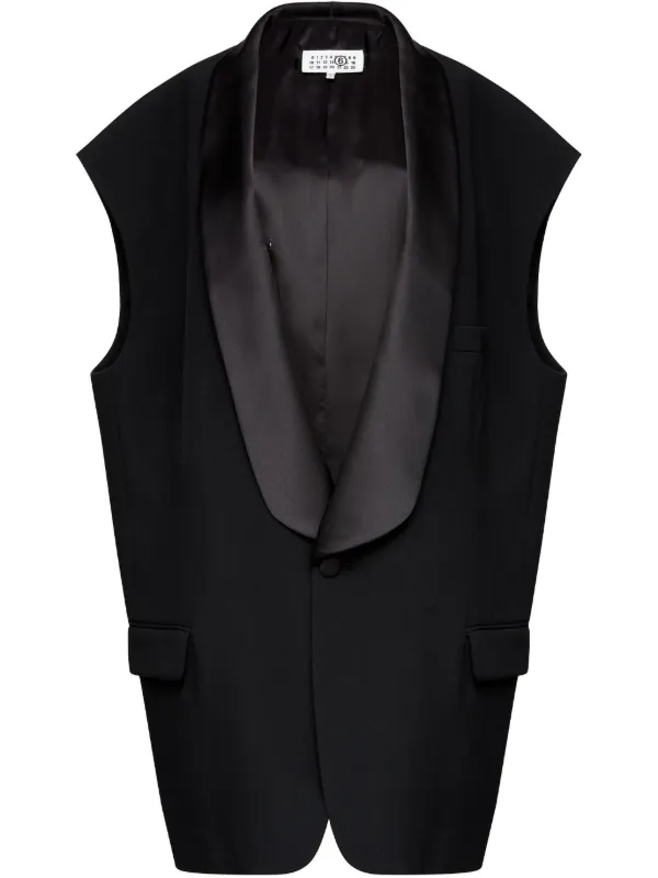 MM6 Maison Margiela テーラード ベスト | ブラック | FARFETCH JP MM6 Maison Margiela テーラード ベスト | ブラック | FARFETCH JP