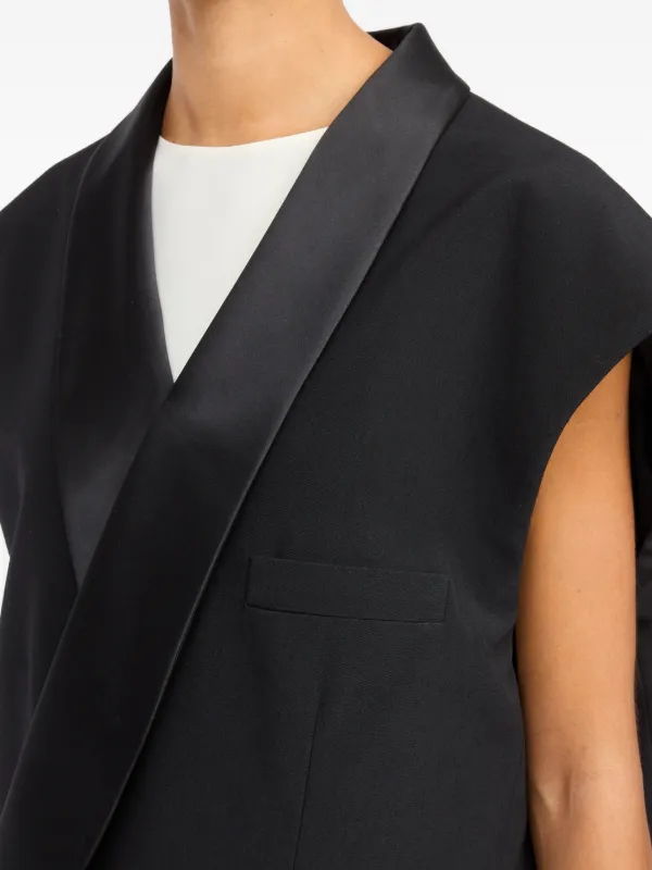 MM6 Maison Margiela テーラード ベスト | ブラック | FARFETCH JP