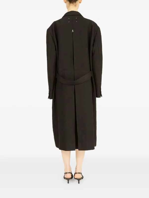 Maison Margiela 4ステッチ コート | ブラック | FARFETCH JP
