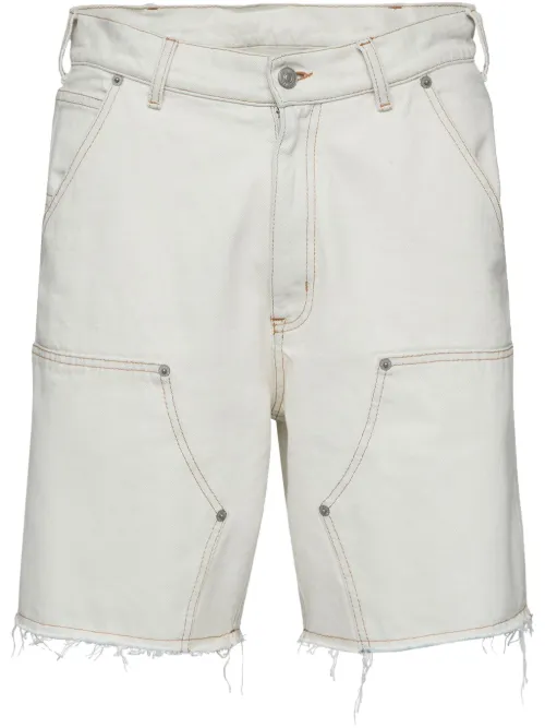 Short en jean à numéro signature - MM6 Maison Margiela - Modalova